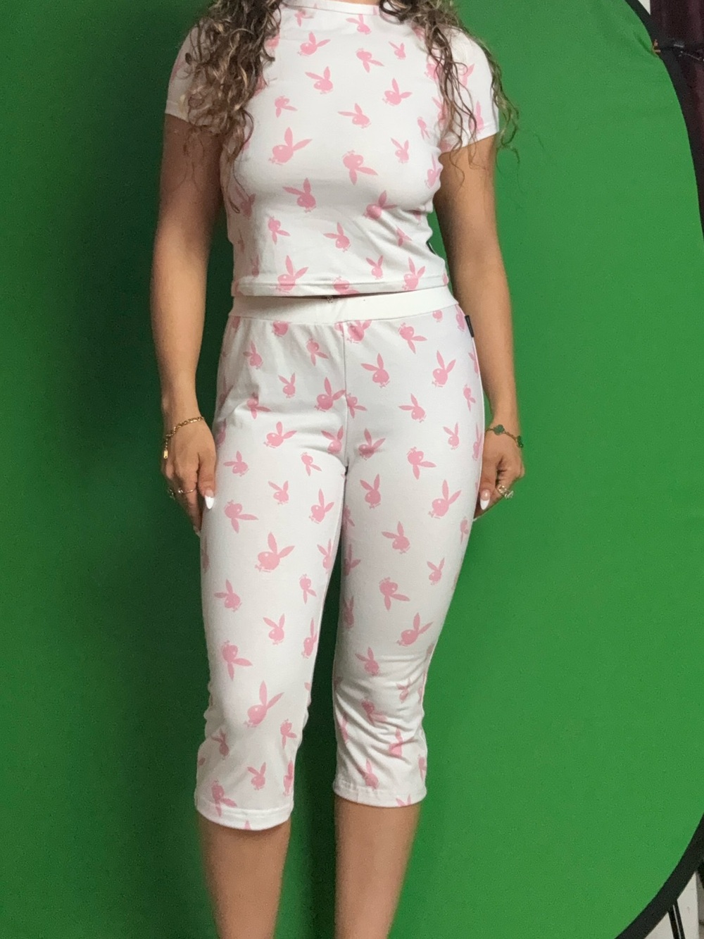 Women’s Pink Bunny Print set